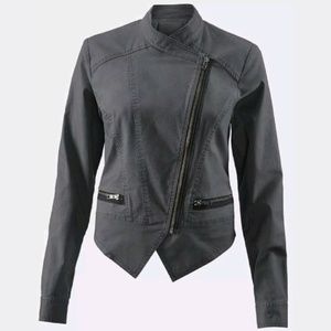CAbi 'Twilight Moto Jacket' Asymmetric Zip Up Coat